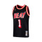 Maillot MITCHELL&NESS Miami Heat Swingman Jersey - Chris Bosh 2013-14