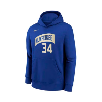 Sudadera Milwaukee Bucks Club City Edition - Giannis Antetokounmpo Niño