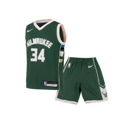 Kids Milwaukee Bucks Icon Replica - Giannis Antetokounmpo Kit 