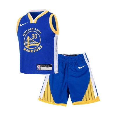 Golden State Warriors Icon Replica - Stephen Curry Niño Kit