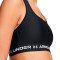 Brasier Under Armour Mid Crossback Sports Mujer