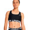 Soutien-gorge Under Armour HeatGear Mid Branded Mujer