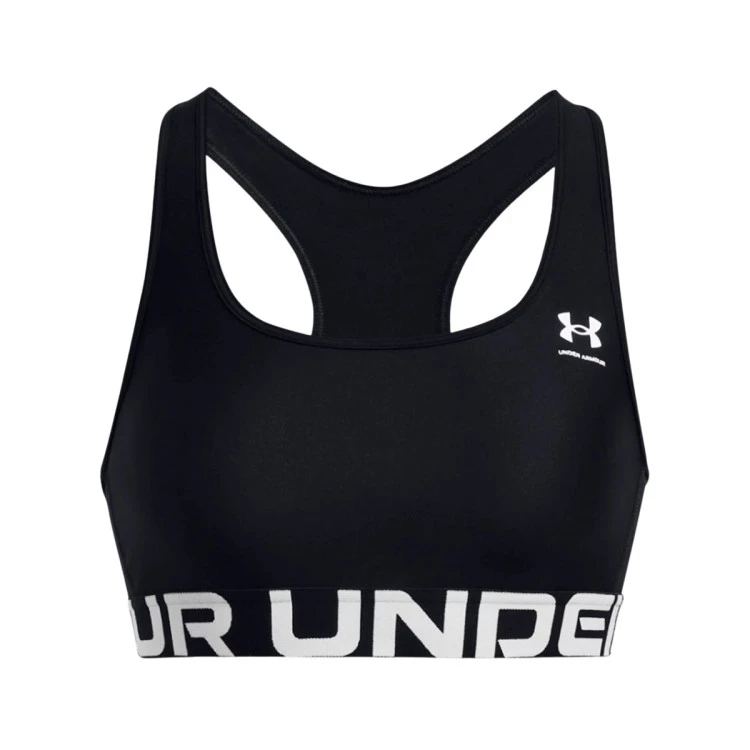 sujetador-under-armour-heatgear-mid-branded-mujer-black-white-3