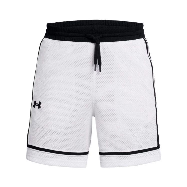 pantalon-corto-under-armour-baseline-pro-mesh-white-black-4