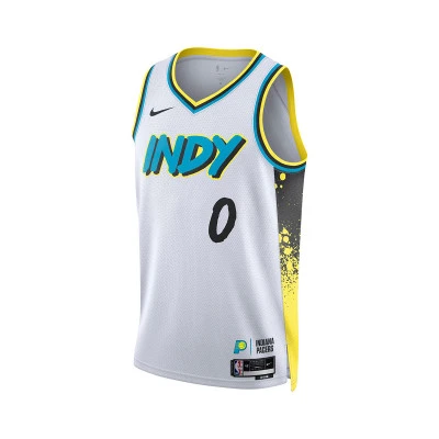 Camiseta Indiana Pacers Tyrese Haliburton City Edition 2024-2025