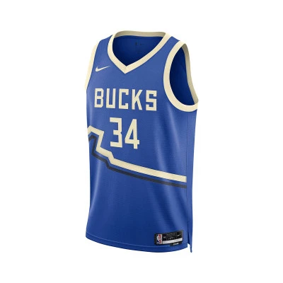 Maglia Milwaukee Bucks Giannis Antetokounmpo City Edition 2024-2025