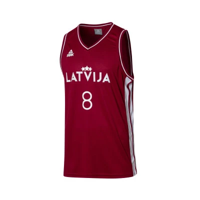 Maillot Lettonie Home - Davis Bertans