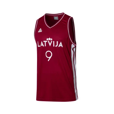 Latvia Home Kit - Dairis Bertans Jersey