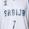 Jersey Peak Selección de Serbia Home Jersey Bogdan Bogdanovic