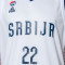 Jersey Peak Selección de Serbia Home Jersey Vasilije Micic