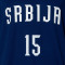 Camiseta Peak Selección de Serbia Away Jersey Nikola Jokic