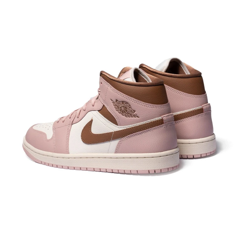 zapatilla-jordan-air-jordan-1-mid-mujer-pink-oxford-archaeo-brown-sail-5