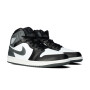 Air Jordan 1 Mid-Black-Iron Grey-White