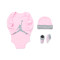 Conjunto Jordan Body-Gorro-Patucos Jumpman