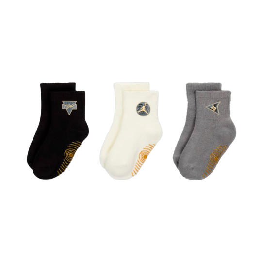 Socks Jordan Kids See Me Shine Gripper 3 Pairs Black