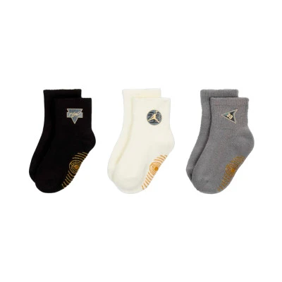 Kids See Me Shine Gripper (3 Pairs) Socks