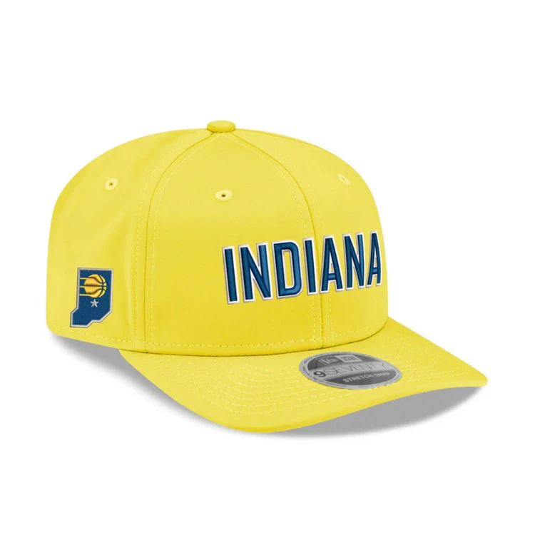 gorra-new-era-indiana-pacers-nba-statement-edition-9seventy-stretch-snap-yellow-2