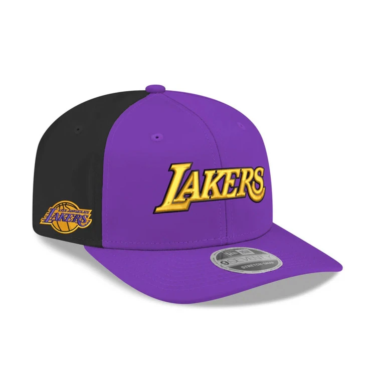 gorra-new-era-los-angeles-lakers-nba-statement-edition-9seventy-stretch-snap-purple-2