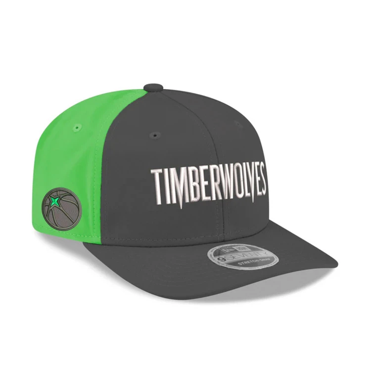 gorra-new-era-minnesota-timberwolves-nba-statement-edition-9seventy-stretch-snap-grey-green-2