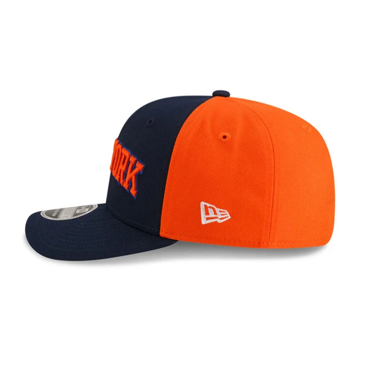 gorra-new-era-new-york-knicks-nba-statement-9seventy-stretch-snap-blue-orange-5