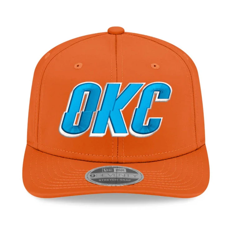 gorra-new-era-oklahoma-city-thunder-nba-statement-edition-9seventy-stretch-snap-orange-1