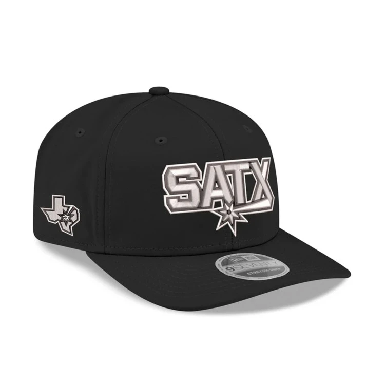 gorra-new-era-san-antonio-spurs-nba-statement-edition-9seventy-stretch-snap-black-2