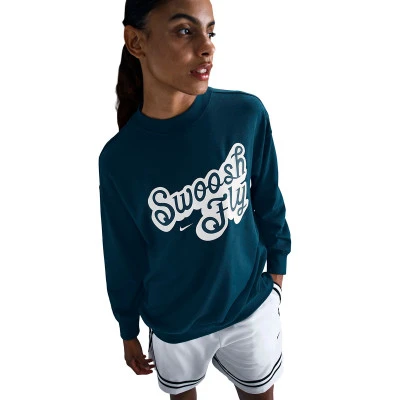 Sudadera Swoosh Fly Essential Fleece Mujer