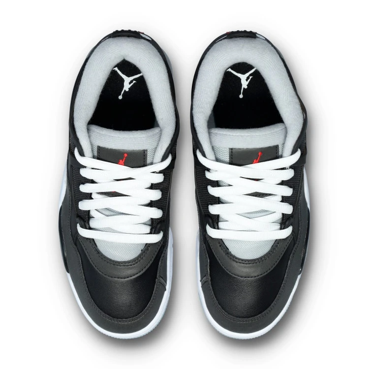 zapatilla-jordan-air-jordan-4-rm-bg-premium-nino-black-fire-red-wolf-grey-white-4