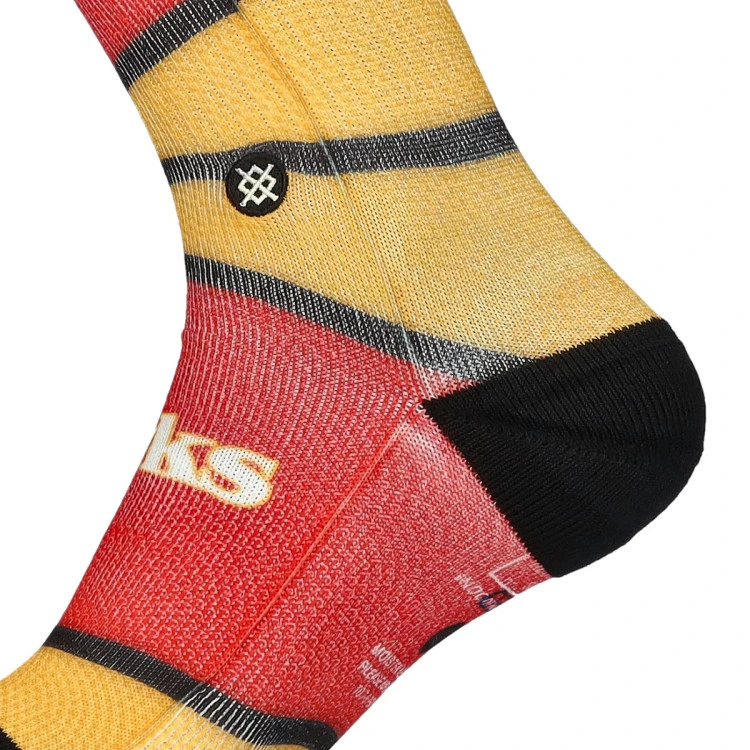 calcetines-stance-atlanta-hawks-mini-ball-hardwood-classics-yellow-3