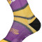 Stance Los Angeles Lakers Mini Ball Hardwood Classics Socks