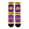 Stance Los Angeles Lakers Mini Ball Hardwood Classics Socks