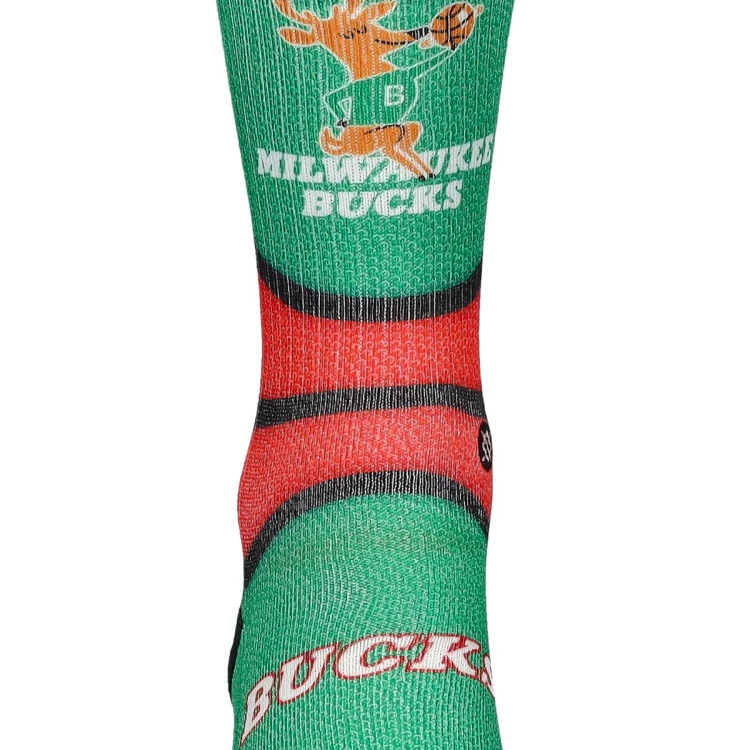 calcetines-stance-milwaukee-bucks-mini-ball-hardwood-classics-red-2