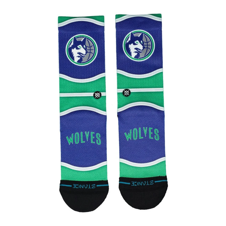 calcetines-stance-minnesota-timberwolves-mini-ball-hardwood-classics-verde-5