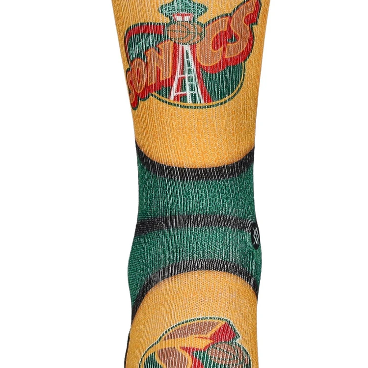 calcetines-stance-seattle-supersonics-mini-ball-hardwood-classics-yellow-2