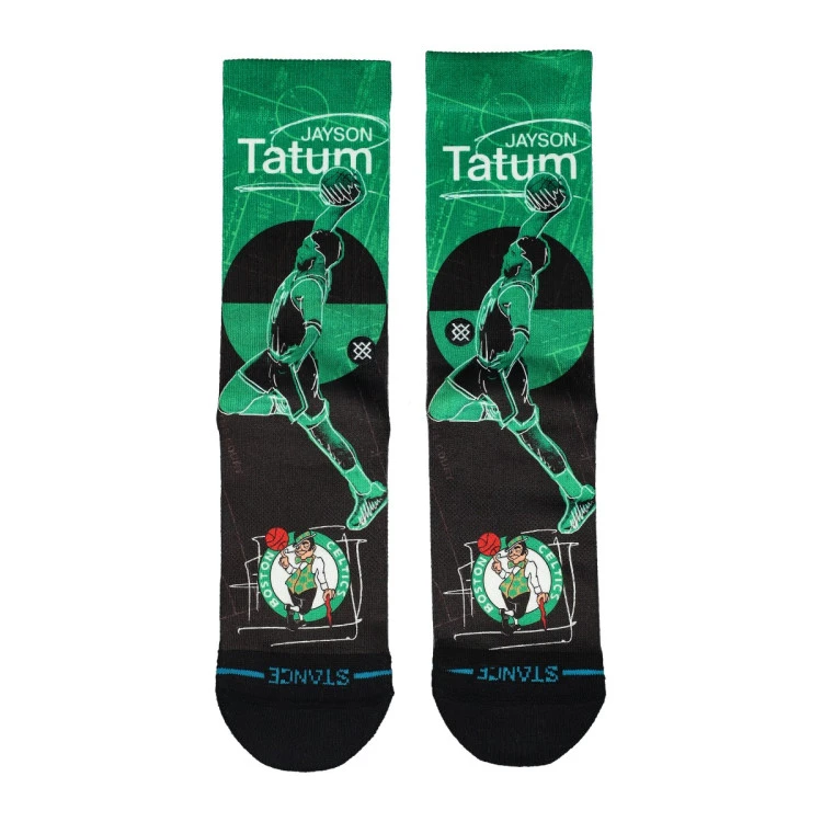 calcetines-stance-pasted-jayson-tatum-boston-celtics-green-5