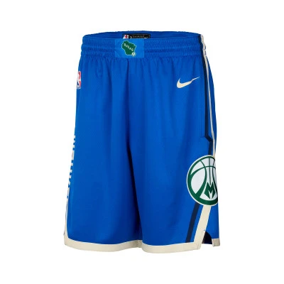 Calções Milwaukee Bucks Swingman City Edition 2024-2025 Criança