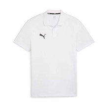 teamGOAL Cotton EQPCBE Polo Shirt White-Black