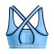 Brasier Under Armour Mid Crossback Sports Mujer